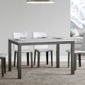 Masa de design cu blat din lemn extensibila pana la 440 cm Made in Italy - Foxy
