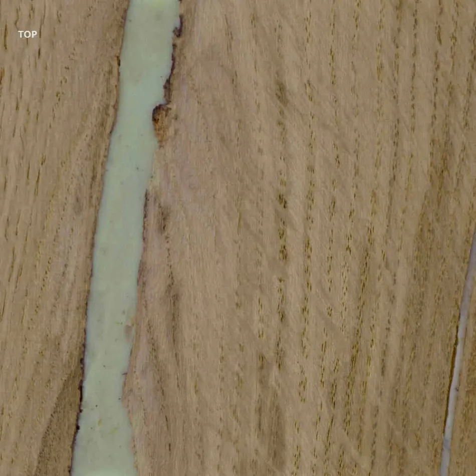 Design modern cu suport din lemn și bază metalică, Esperia Viadurini