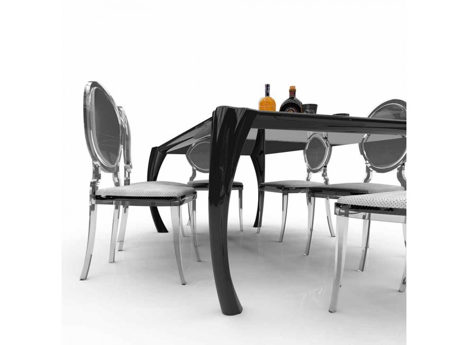 Masă de masă modernă din Italia, Milzano Viadurini