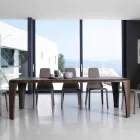 Design modern de masă din lemn realizat manual în Italia Lemn Viadurini