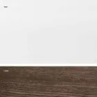 Masă extensibilă din lemn și sticlă realizată în Italia, Dimitri Viadurini