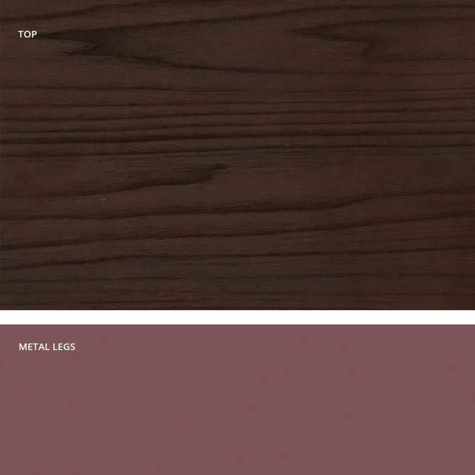 Masă extensibilă modernă din lemn melaminat din Italia, Wilmer Viadurini