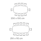Masa fixa in forma de butoi din laminat si lemn de frasin Made in Italy - Nord Viadurini