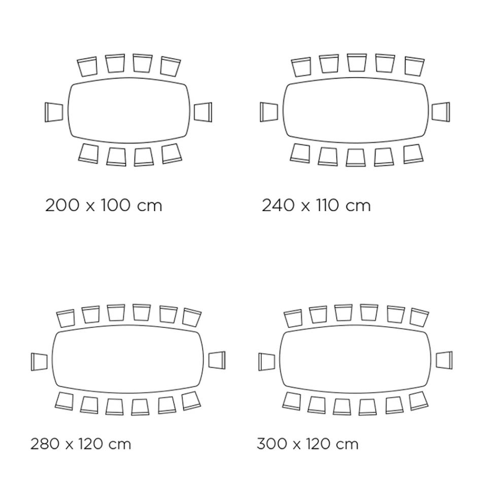 Masă fixă cu blat din ceramică și bază din oțel Made in Italy - Ezzellino Viadurini
