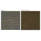 Masa fixa de living din lemn masiv cu piedestal central - Luuk Viadurini