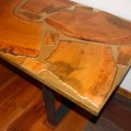 tabelul de proiectare fixe de lemn dreptunghiular si rasina made in Italy Jam