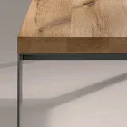 Masa Fixa din Furnir Natural Stejar Despicat Made in Italy - Telmerini Viadurini