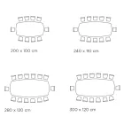 Masa fixa din ceramica in diferite finisaje si dimensiuni Made in Italy - Grotta Viadurini