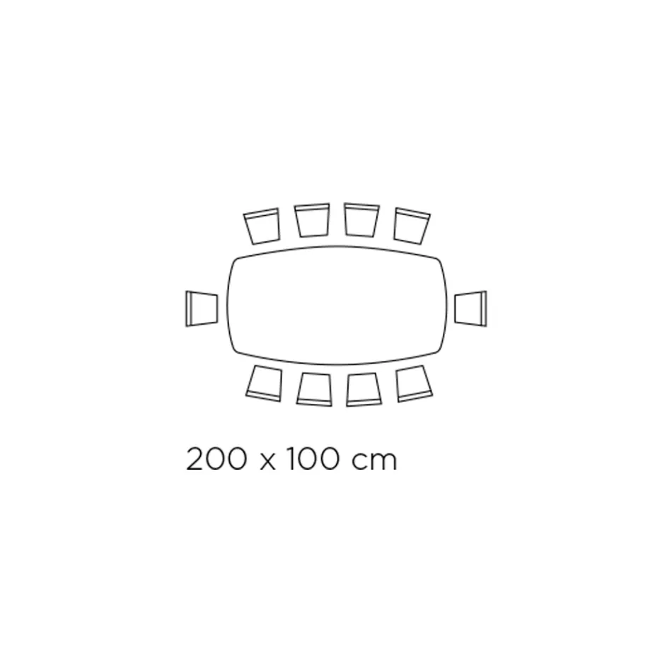 Masa Fixa din Sticla Extraclara si Frasin Made in Italy - Nord Viadurini