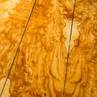 masa de lemn de măslin și rotund din sticlă Portofino VGnewtrend Viadurini