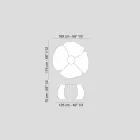 în tabelul de stejar periat cu finisaj ceara Andy Viadurini