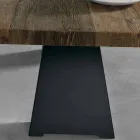 Masă de design din lemn masiv realizată în Italia Zerba Viadurini