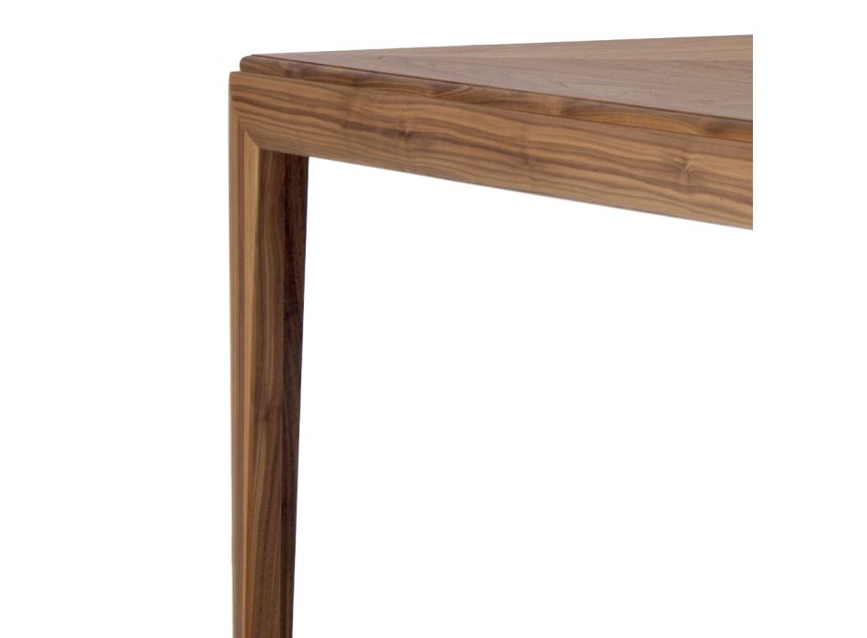 Grilli York, masă modernă din lemn masiv din Italia Viadurini