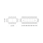 Masa extensibila din lemn melaminat pana la 470 cm Made in Italy – Gordito Viadurini