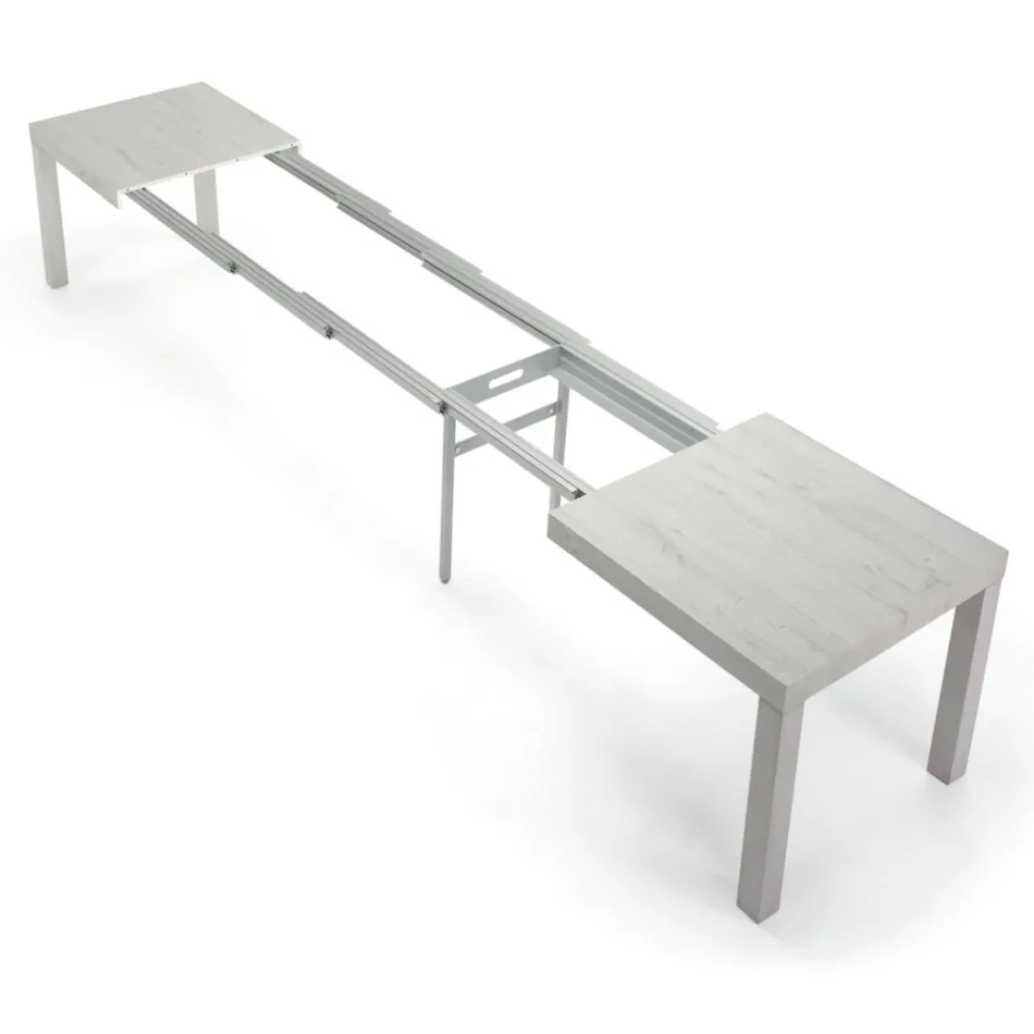 Masa extensibila din lemn melaminat pana la 470 cm Made in Italy – Gordito Viadurini