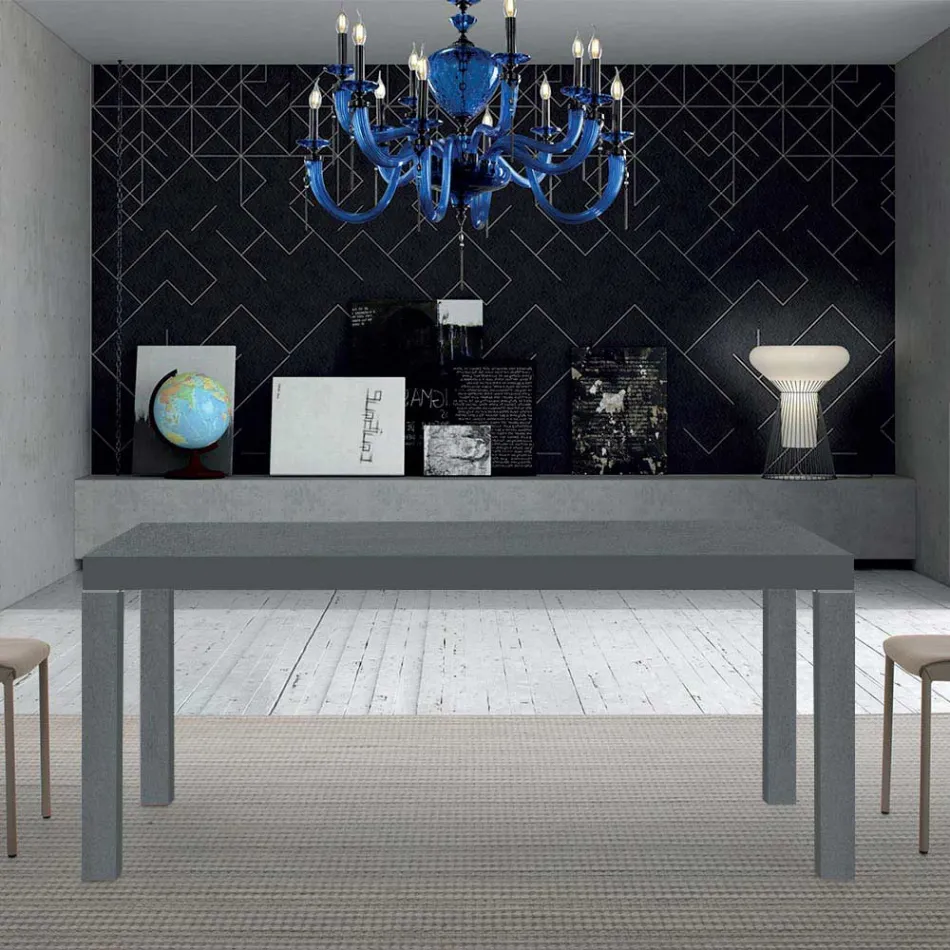 Masa extensibila din lemn melaminat pana la 470 cm Made in Italy – Gordito Viadurini