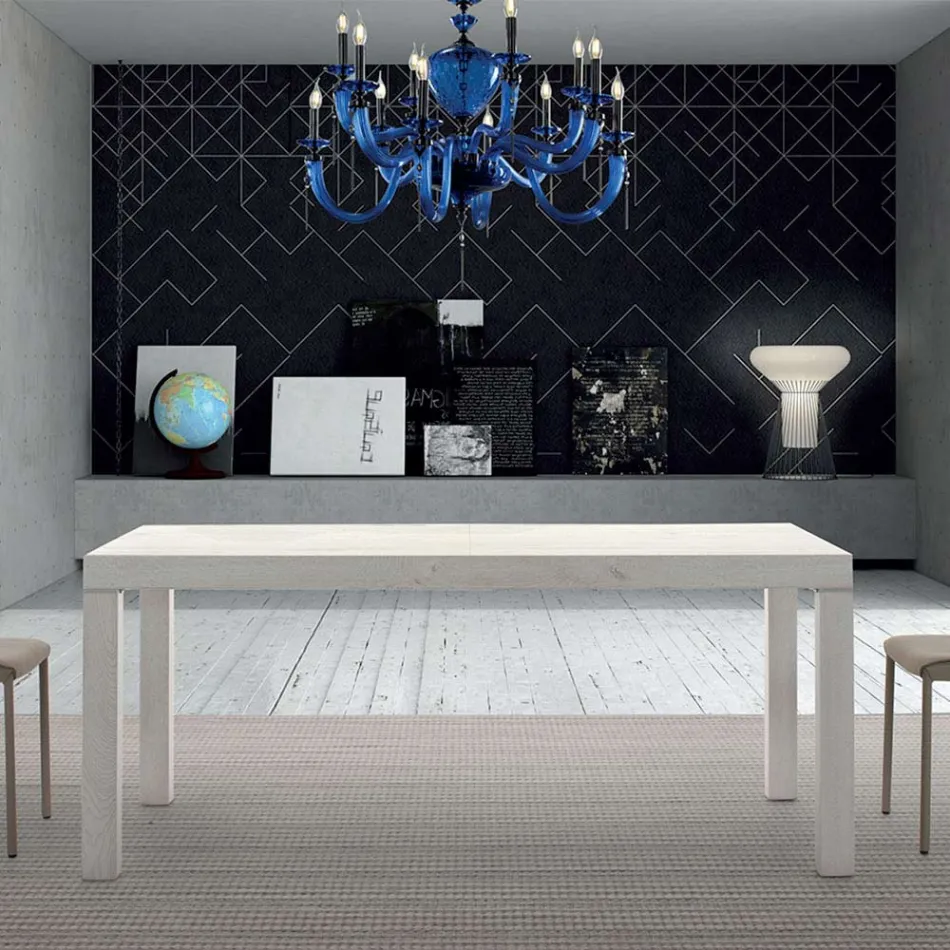 Masa extensibila din lemn melaminat pana la 470 cm Made in Italy – Gordito Viadurini