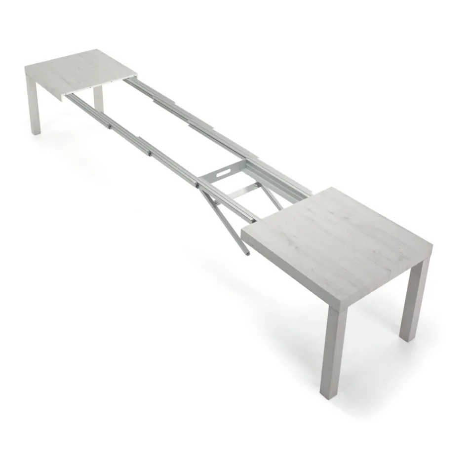 Masa extensibila din lemn melaminat pana la 470 cm Made in Italy – Gordito Viadurini