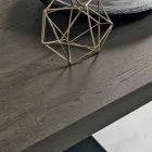 Mese din lemn masiv din lemn de stejar, realizate in Italia Zerba Viadurini