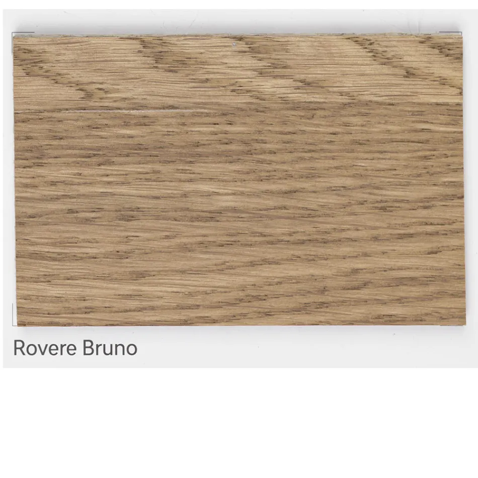 Masa de stejar innodata cu baza metalica gri fier Fabricata in Italia - Gonna Viadurini