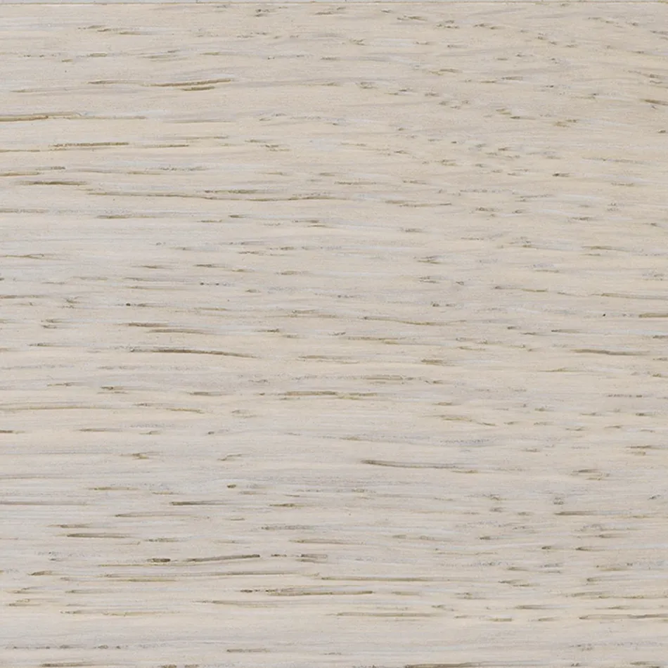 Masa din stejar placat cu margine de frunze patrate si metal Made in Italy - Riad Viadurini