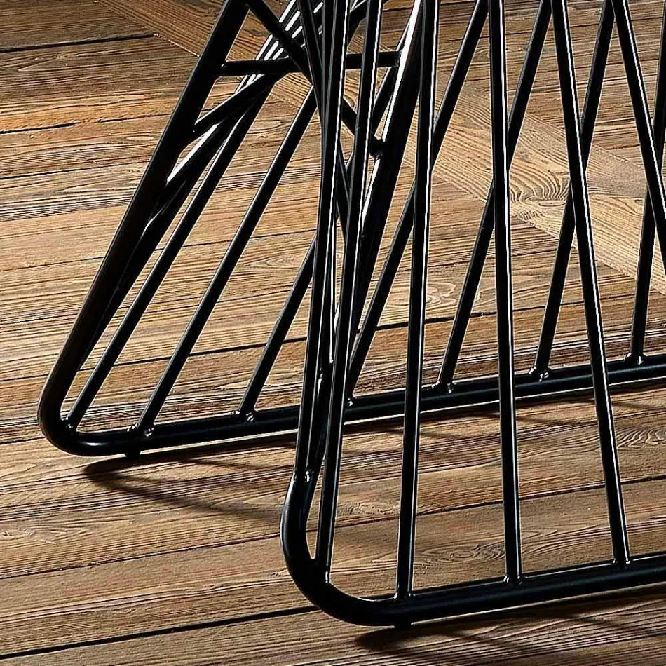 Design modern de masă de sticlă din Italia, Mitia Viadurini