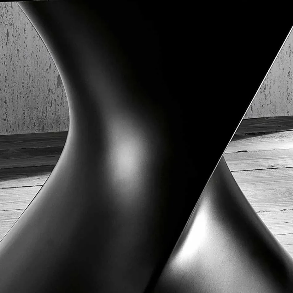 Tavă din sticlă masivă de design modern produsă în Italia, Clark Viadurini