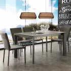 Masă extensibilă din sticlă ceramică pliabilă până la 240 cm Terni Viadurini