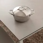 Masă extensibilă din sticlă ceramică pliabilă până la 240 cm Terni Viadurini