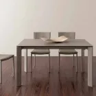 Masă extensibilă din sticlă ceramică pliabilă până la 240 cm Terni Viadurini