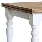 Masa de living extensibila din brad nordic Made in Italy - Benidorm Viadurini