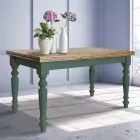 Masa de living extensibila din brad nordic Made in Italy - Benidorm Viadurini