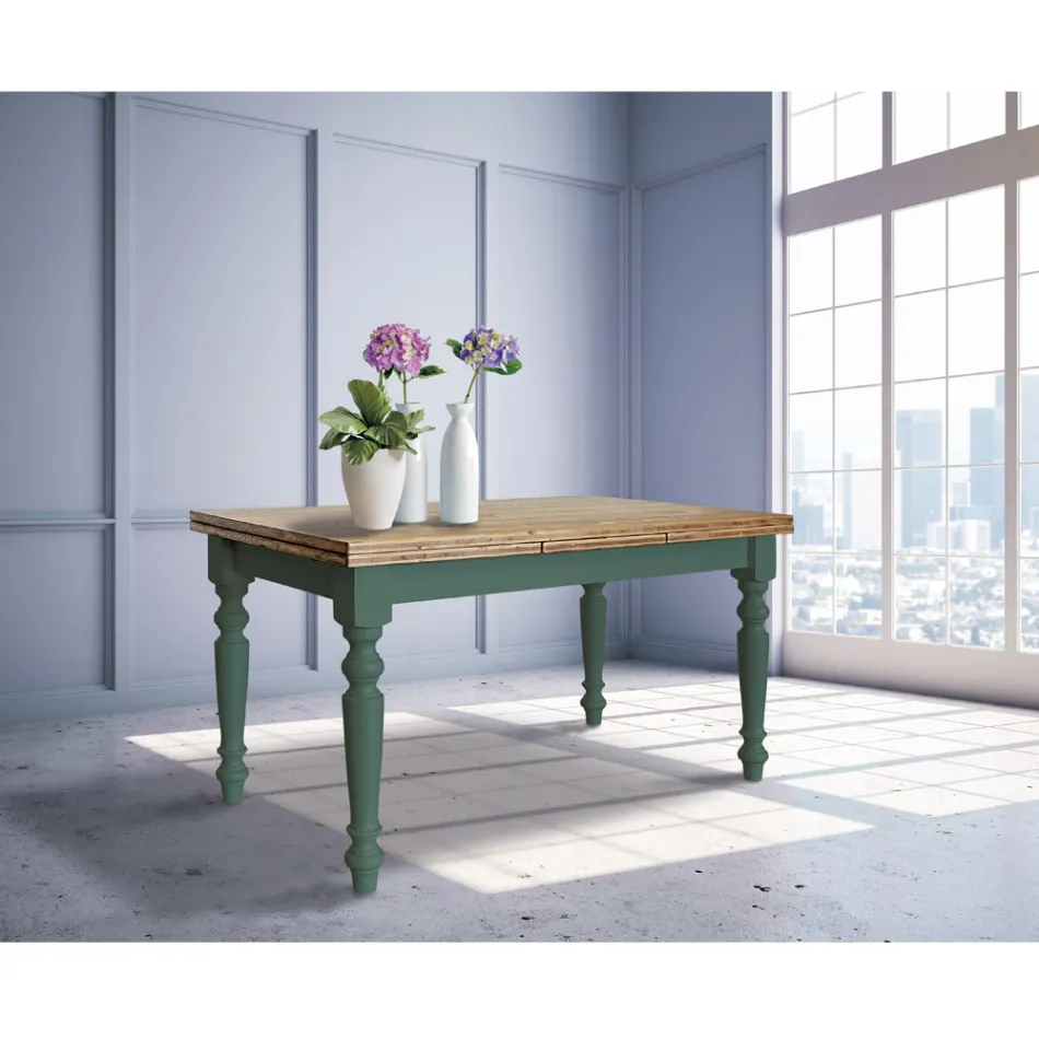 Masa de living extensibila din brad nordic Made in Italy - Benidorm Viadurini