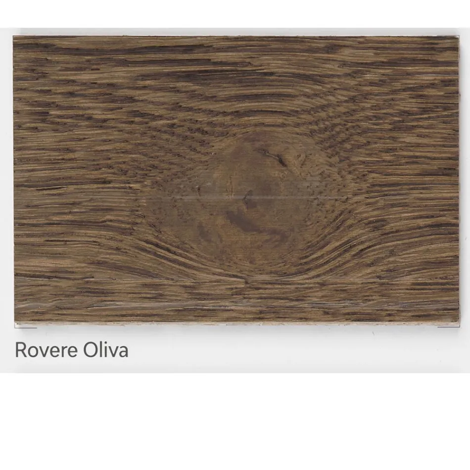 Masa de living din stejar Massellato Disponibila in diverse margini Made in Italy - Treebeard Viadurini