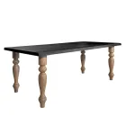 Masa de living in intregime din stejar Made in Italy - Geolier Viadurini