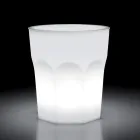 Masă luminoasă de exterior din polietilenă și Hpl Made in Italy - Pucca Viadurini