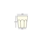 Masa Luminoasa Design Exterior din Polietilena si Hpl Made in Italy - Pucca Viadurini