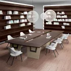 Masa de intalnire din melaminata de Andrea Stramigioli - Butterfly Viadurini