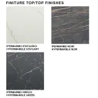 Masa moderna extensibila pana la 278 cm din ceramica Made in Italy - Settimmio Viadurini