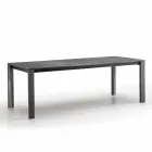 Masă extensibilă modernă din lemn din gresie și fag fabricată în Italia Duccio Viadurini