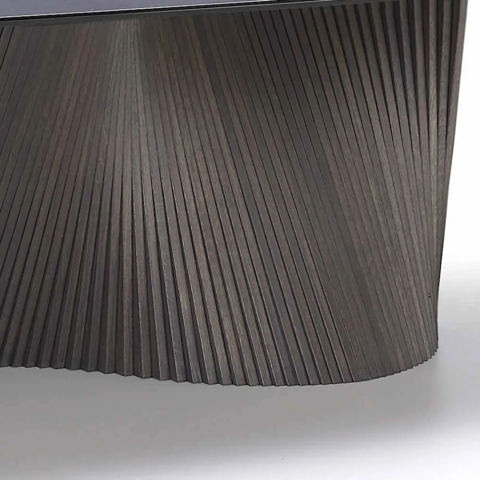 Masă modernă cu gresie din marmură cu efect din Italia, Adrano Viadurini