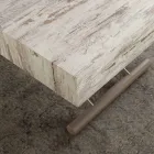 Masă extensibilă sau măsuță de cafea cu blat din melamină Palau Viadurini