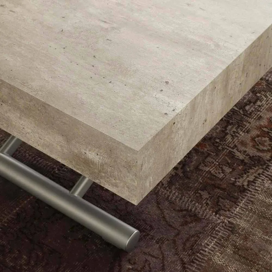 Masă extensibilă sau măsuță de cafea cu blat din melamină Palau Viadurini