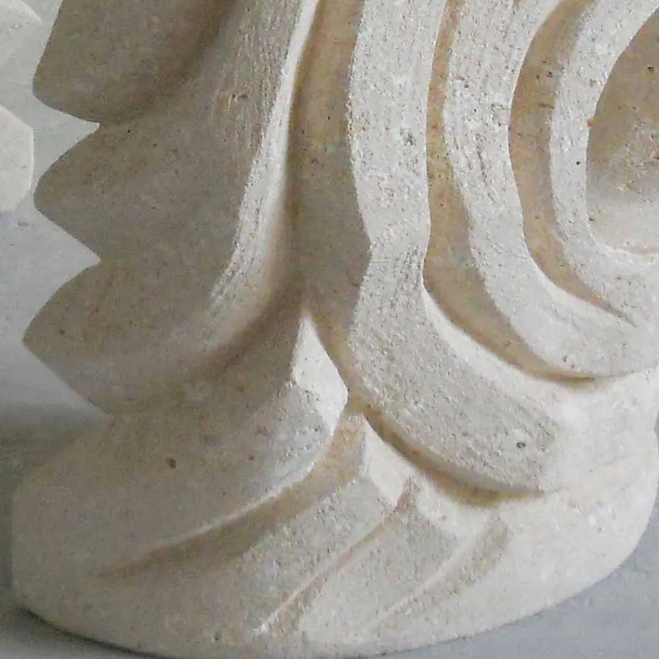 masa ovala petra cu un design modern Furii cristal Viadurini