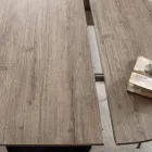 Masă pentru sufragerie cu vârf rotund extensibil până la 170 cm - Moreno Viadurini