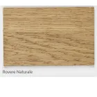 Masa placata cu stejar masiv si baza de cristal Made in Italy - Noelia Viadurini