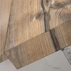 Masa de sufragerie extensibila pana la 255 cm din plexiglas si lemn Made in Italy - Francoise Viadurini