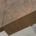 Masa de sufragerie extensibila pana la 255 cm din plexiglas si lemn Made in Italy - Francoise Viadurini