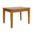 Masă extensibilă de mese Până la 290 cm în lemn masiv Homemotion - Carbo Viadurini