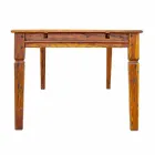 Masă extensibilă de mese Până la 290 cm în lemn masiv Homemotion - Carbo Viadurini